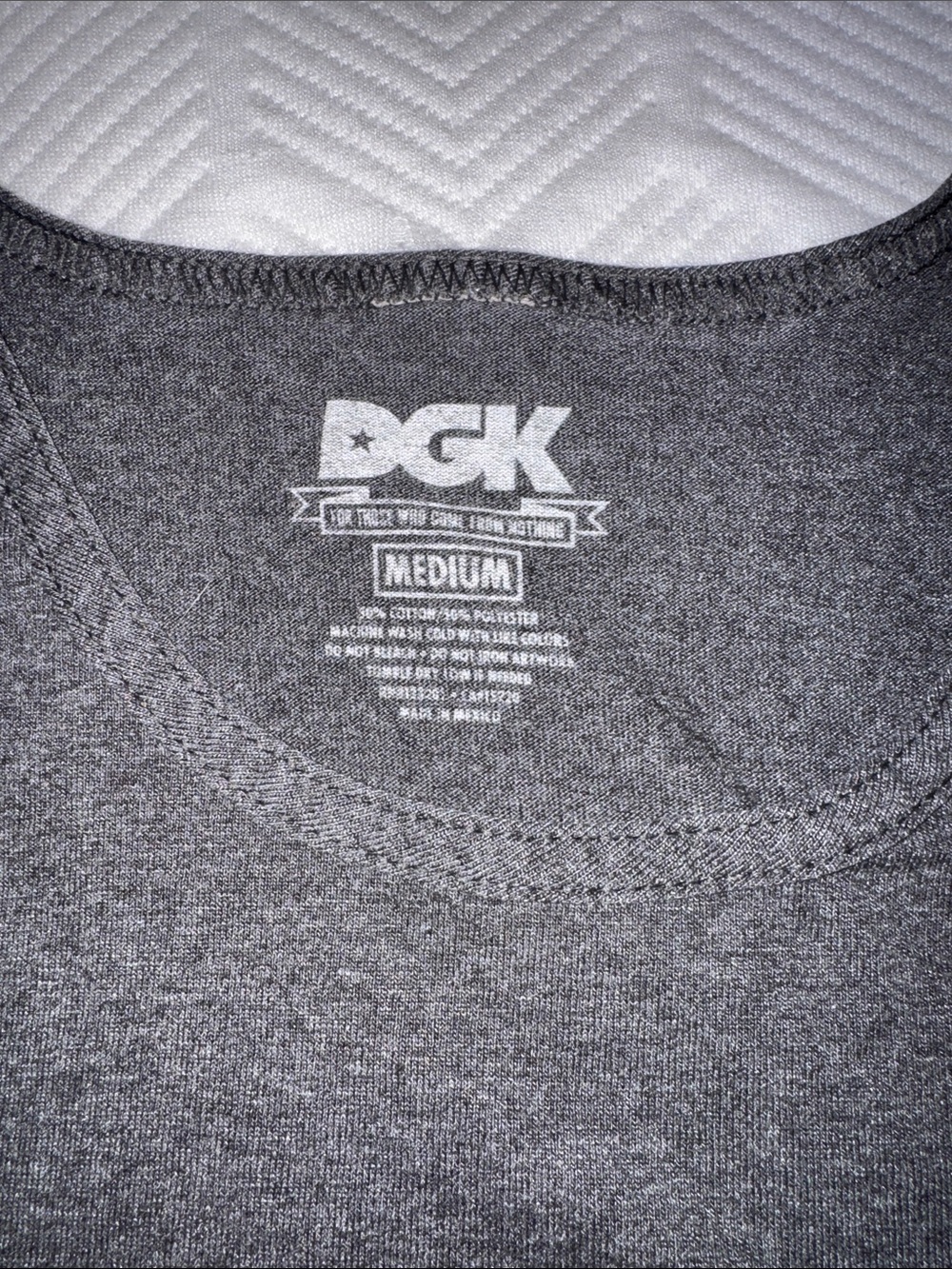 DGK Charcoal Gray Graphic Tank with Pin-Up Print - Picture 2 of 3